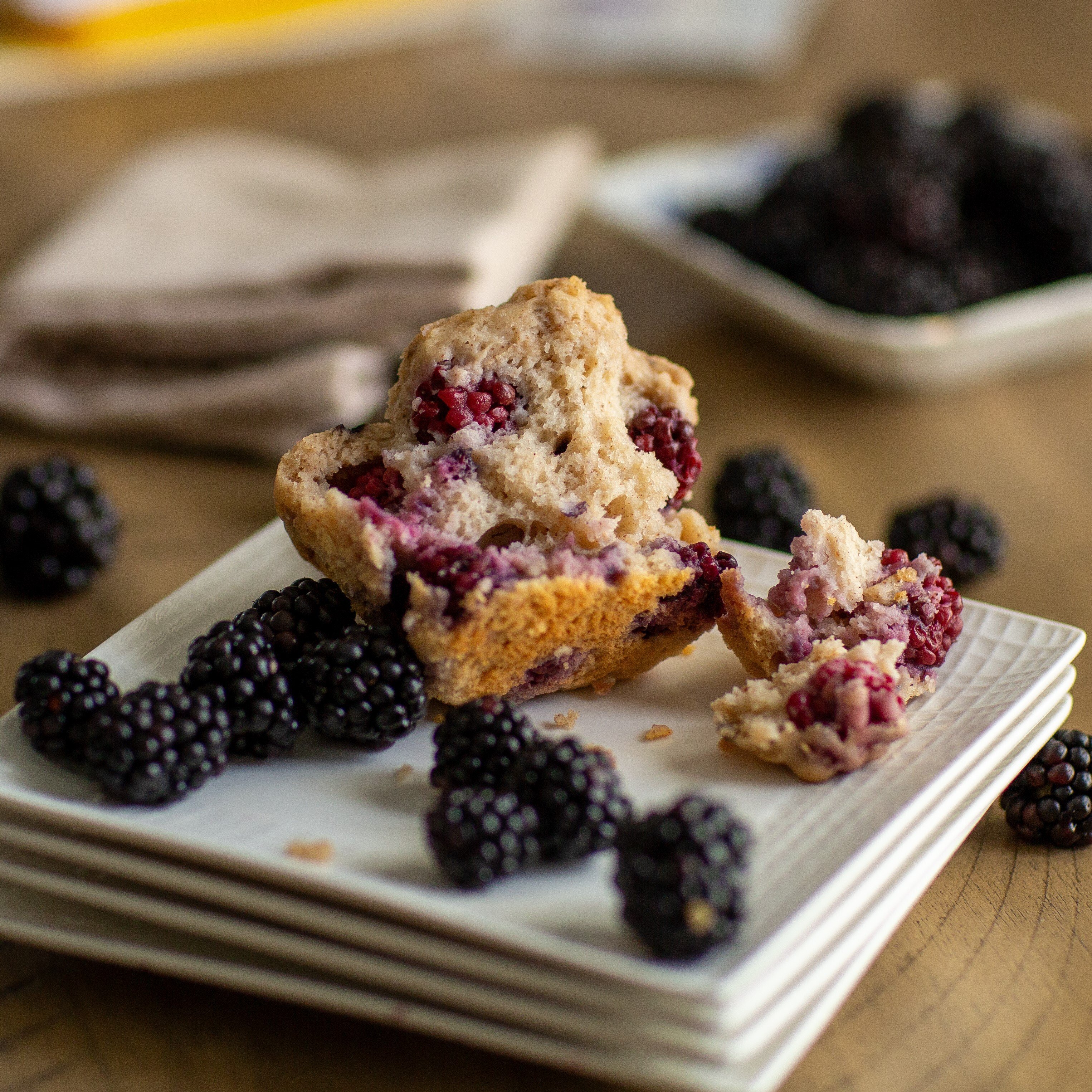 blackberry muffins